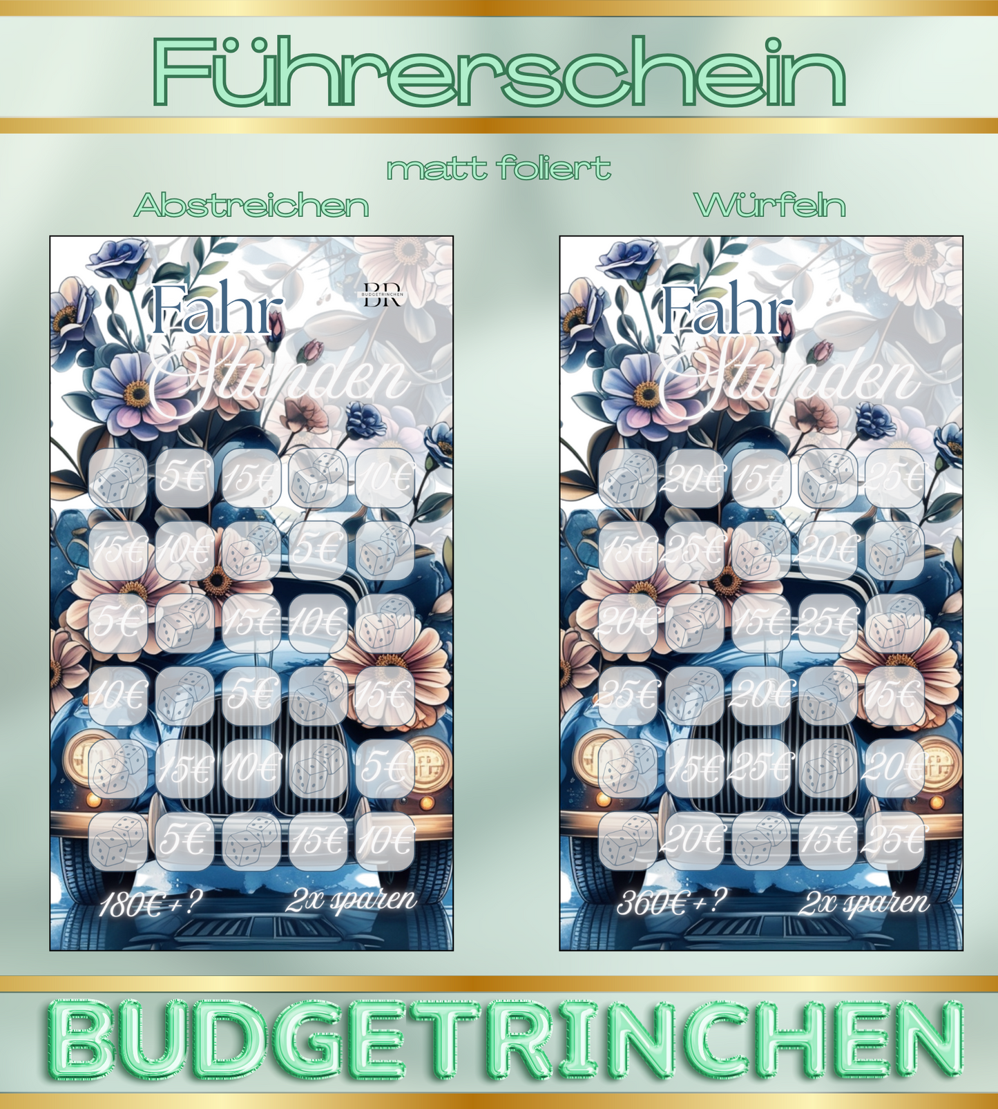Führerschein Bundle Challenges Set - matt foliert