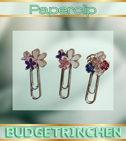 Paperclips Metall Blumen