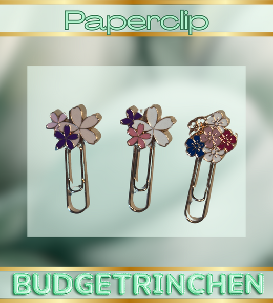 Paperclips Metall Blumen
