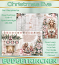 Christmas Eve - Weihnachts 3er Klappkarte