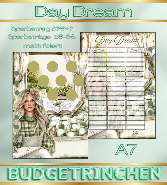 A7 folierte Challenge zum einheften - Day Dream