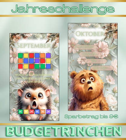 Jahreschallenge - die Tiere sind los