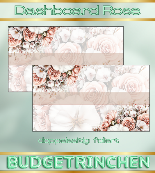A6 foliertes Dashboard Rose