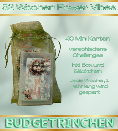 52 Wochen Challenge Box 2025 - Flower Vibes