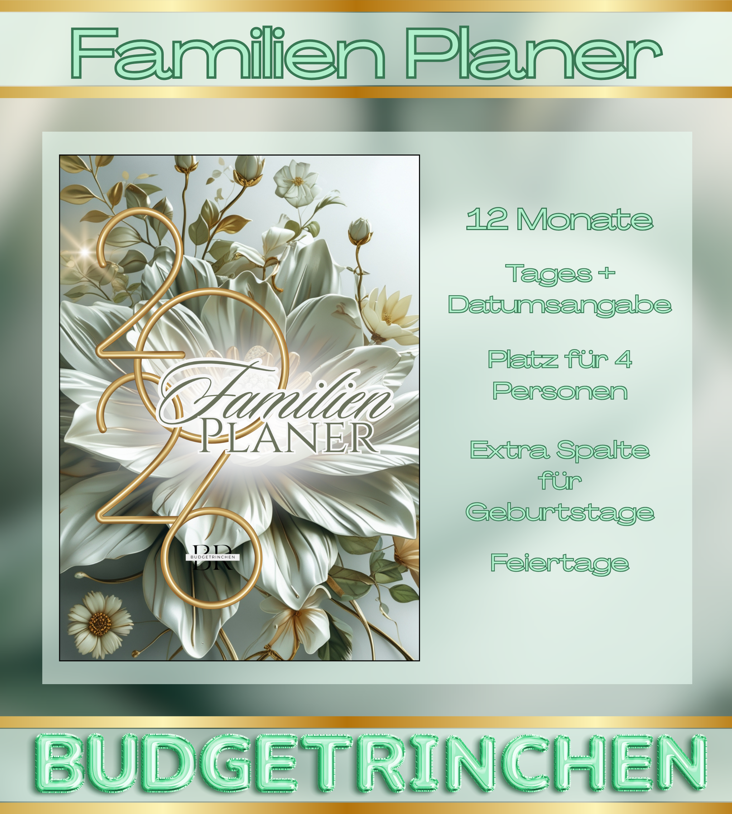 Familien Planer -Kalender 2026