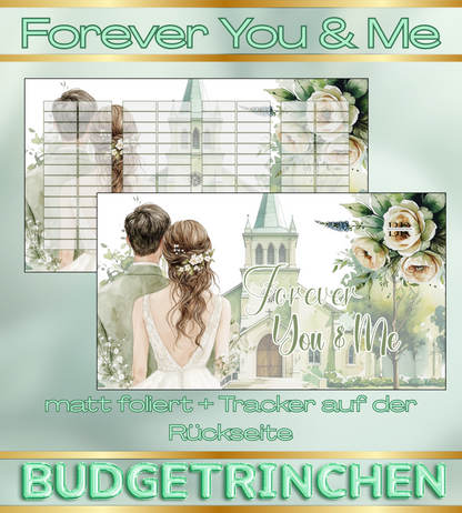 Hochzeitsset Forever You & Me - folierte Challenges inkl. Tracker