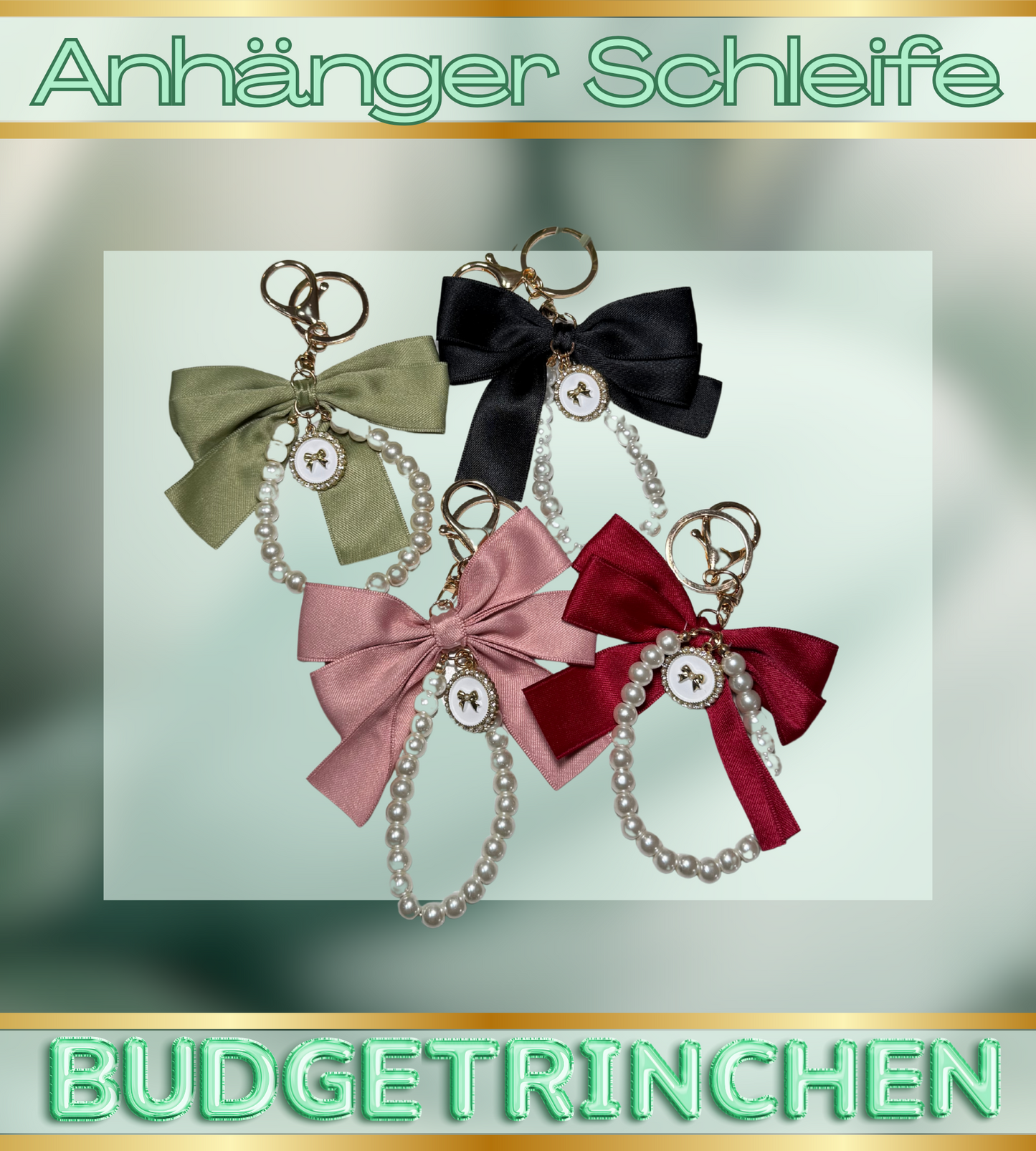 Anhänger Schleife - verschiedene Farben