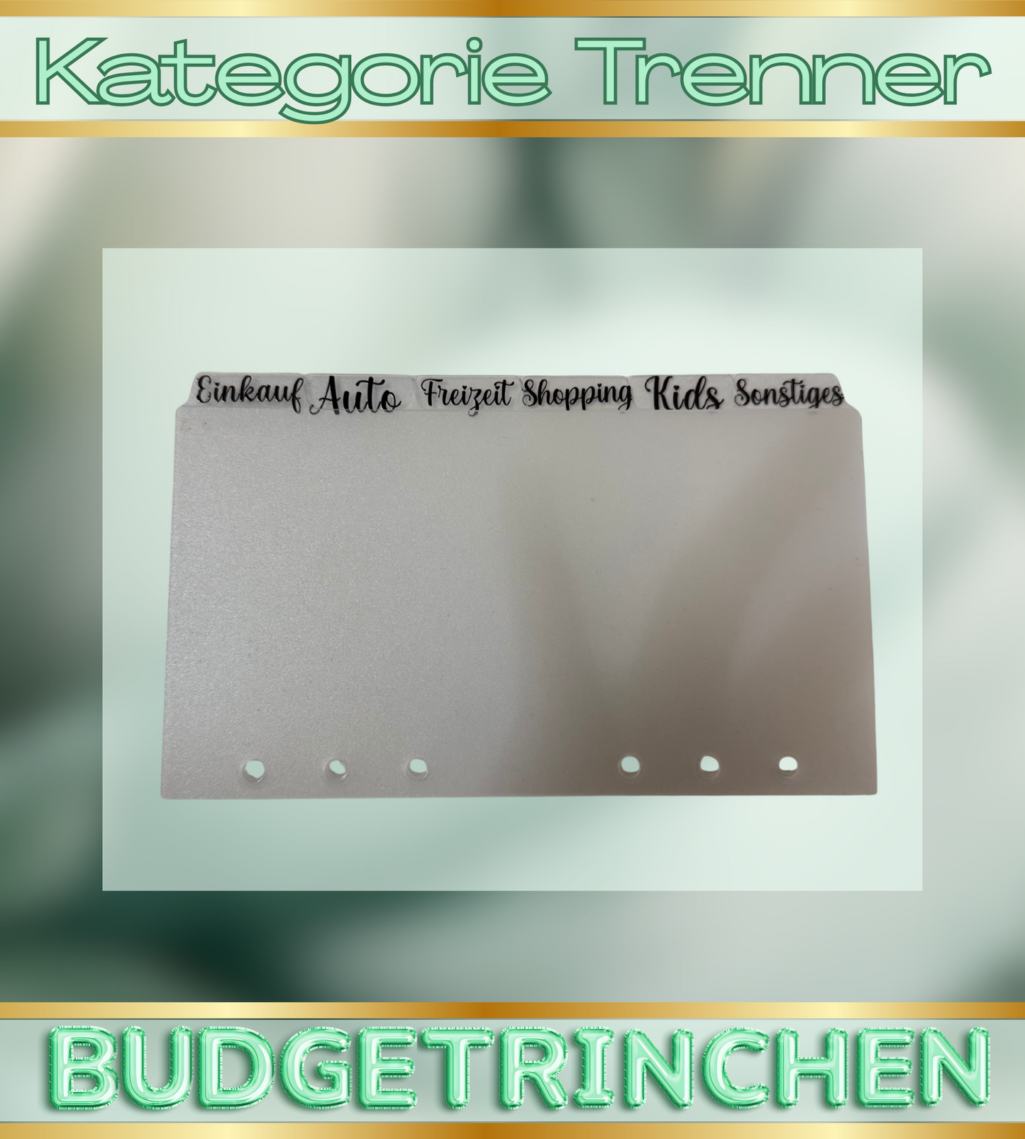 Register / Trenner Kategorien