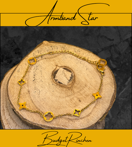 Armband Star vergoldet