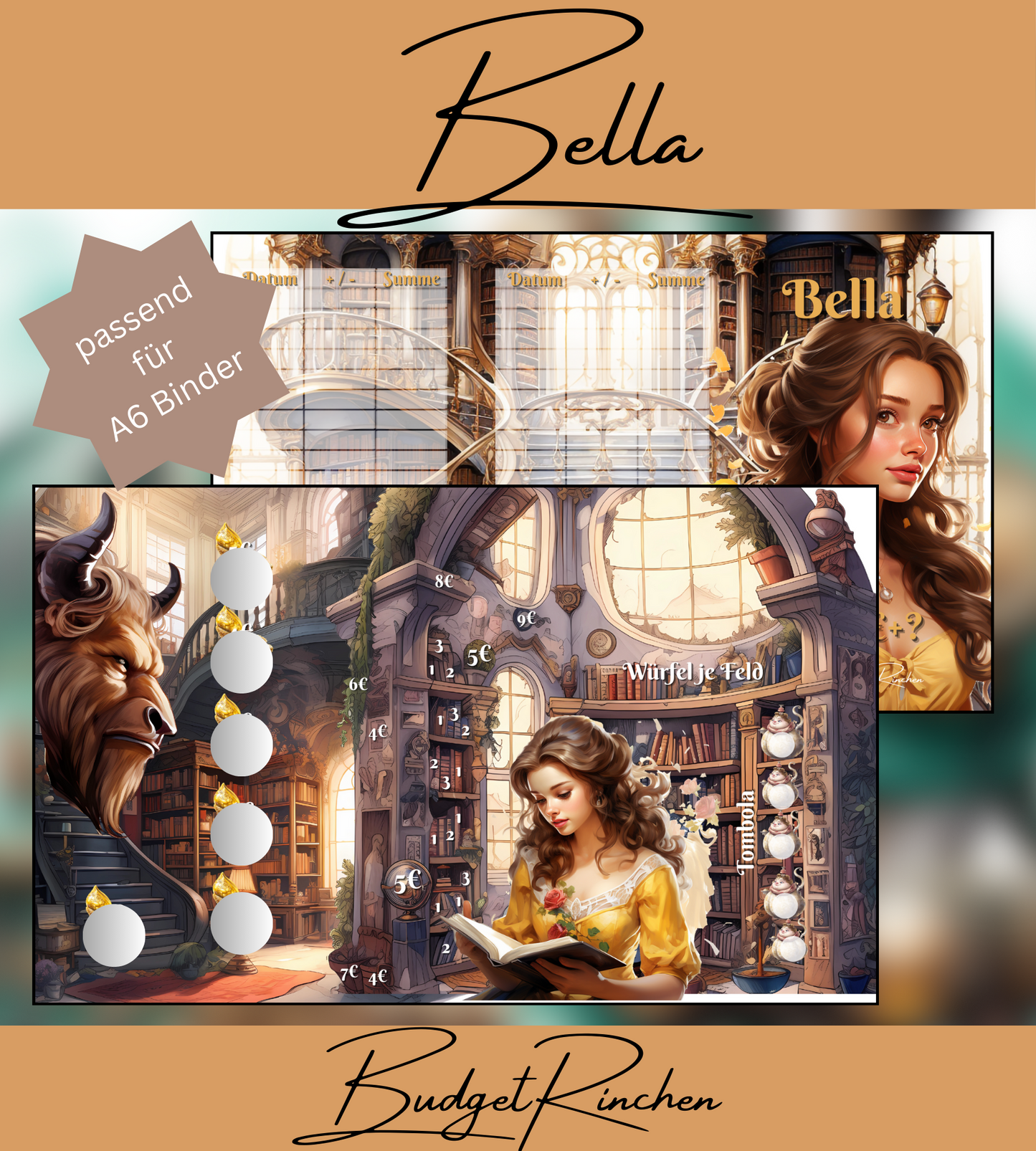 Prinzessin Bella Klappkarte