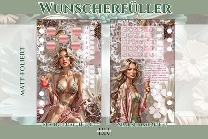 Wunscherfüller Sparziel Bundle - matt foliert zum Einheften