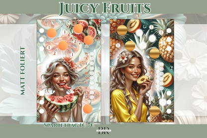 Juicy Fruits Farb-Bundle - matt foliert zum Einheften