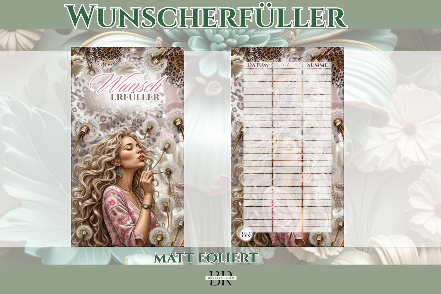 Wunscherfüller Sparziel Bundle - matt foliert zum Einheften