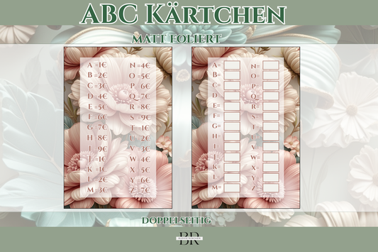 ABC Kärtchen Latte Rose