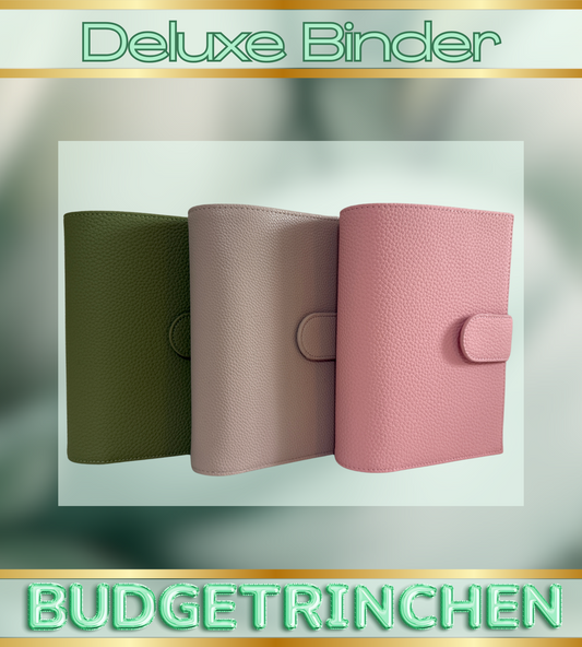A6 Premium Deluxe Binder mit großem Zip Flyleaf & große Ringe