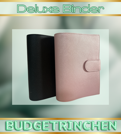 A6 Premium Deluxe Binder mit Zip Flyleaf & große Ringe