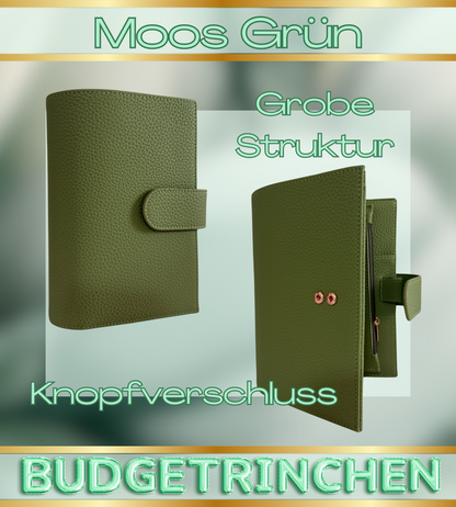 A6 Premium Deluxe Binder mit großem Zip Flyleaf & große Ringe