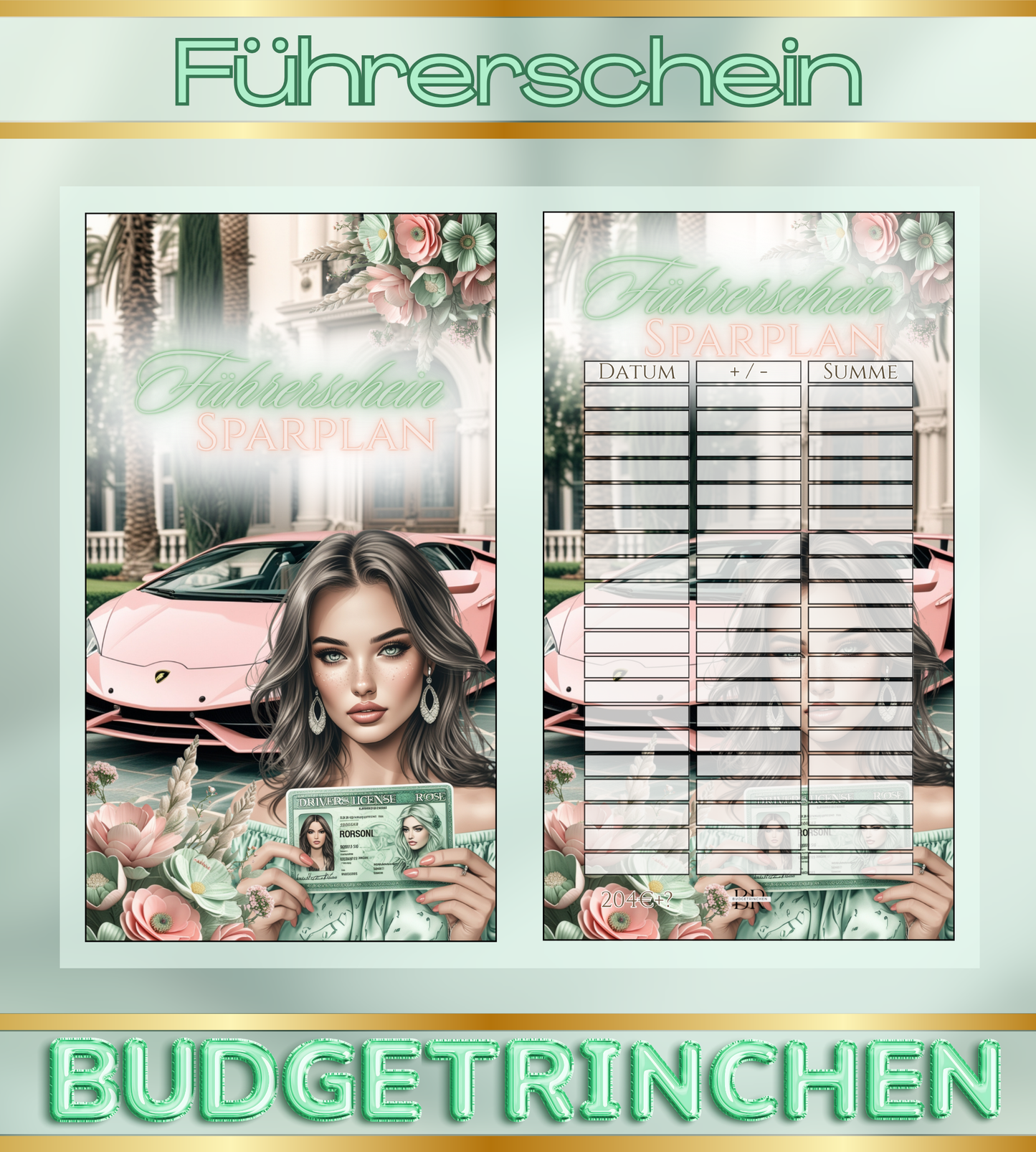 Führerschein Bundle -  matt foliert