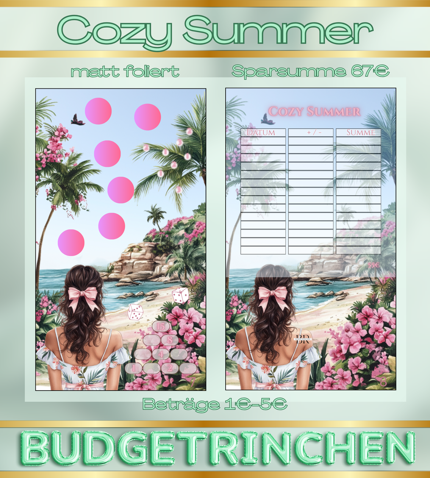Cozy Summer Kombichallenge Urlaub - matt foliert