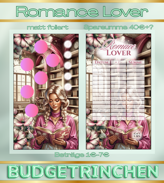 Romance Lover Kombichallenge Bücher- matt foliert