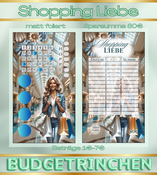 Shopping Liebe Kombichallenge Shoppen- matt foliert