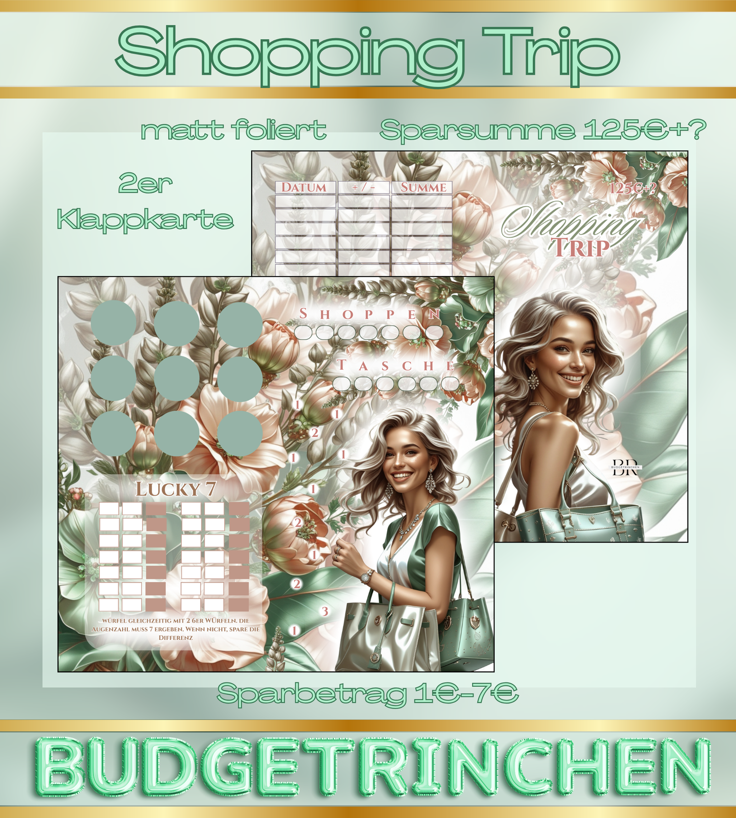 Shopping Trip 2er Klappkarte