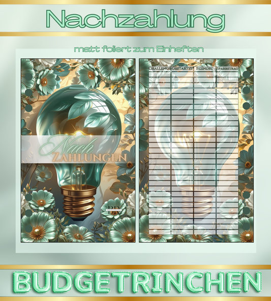 Trennblatt Nachzahlung - matt foliert