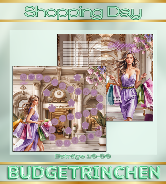 Shopping Day 2er Klappkarte