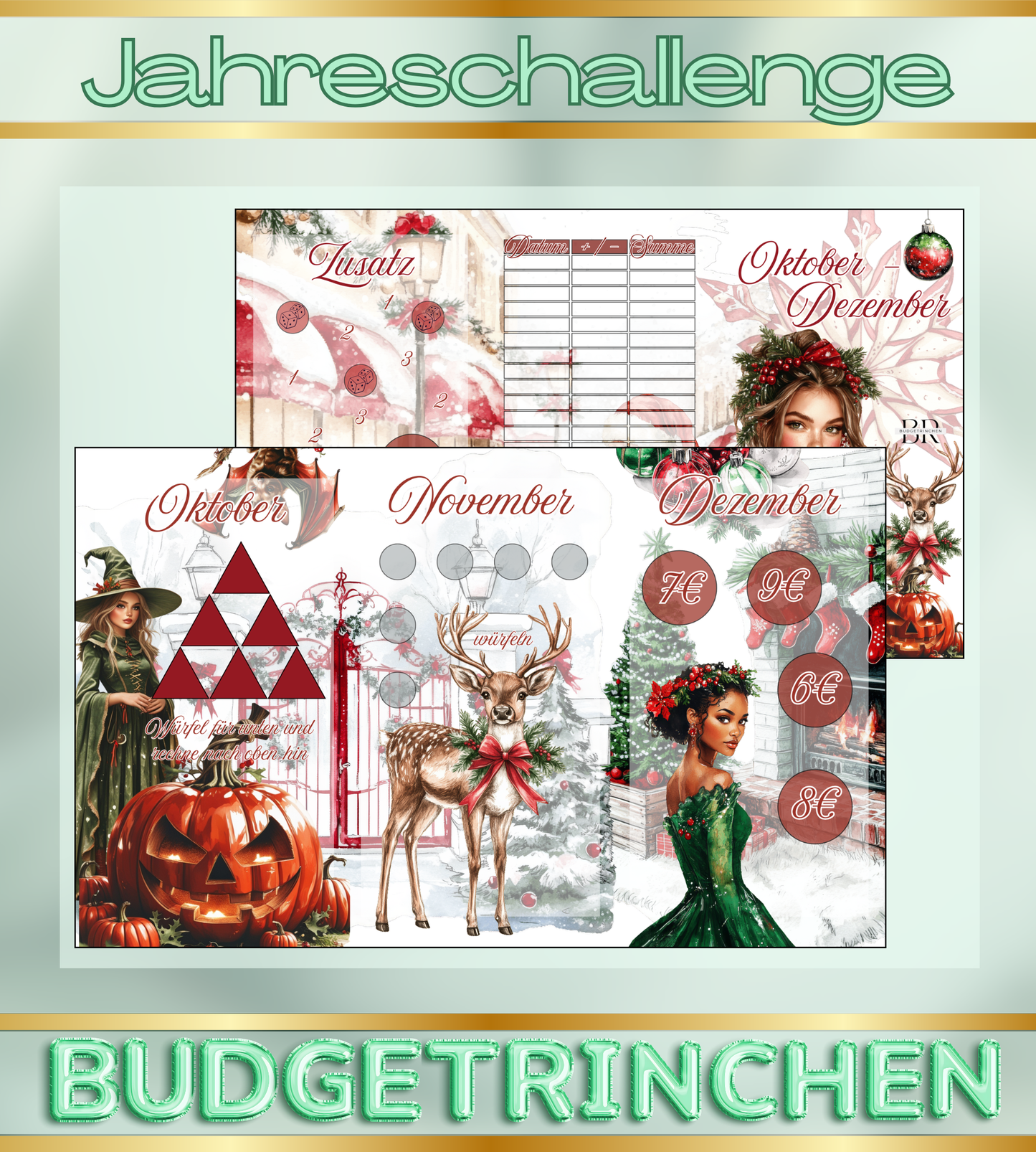 Jahreschallenge Bundle inkl. Trennblatt