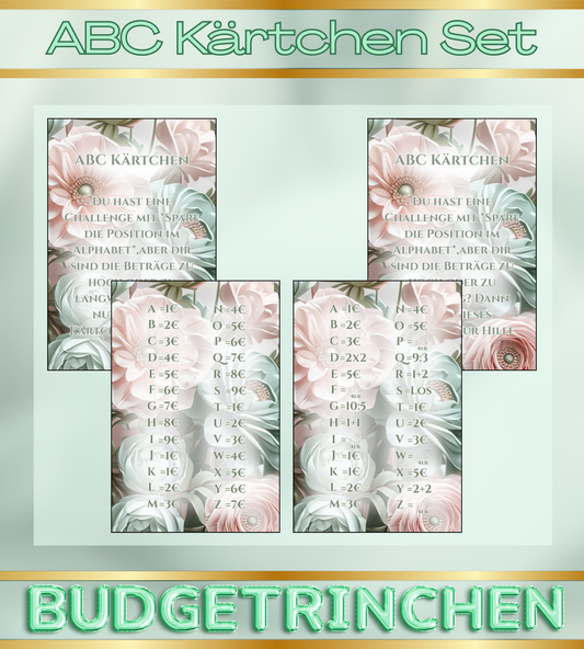 ABC Kärtchen Set