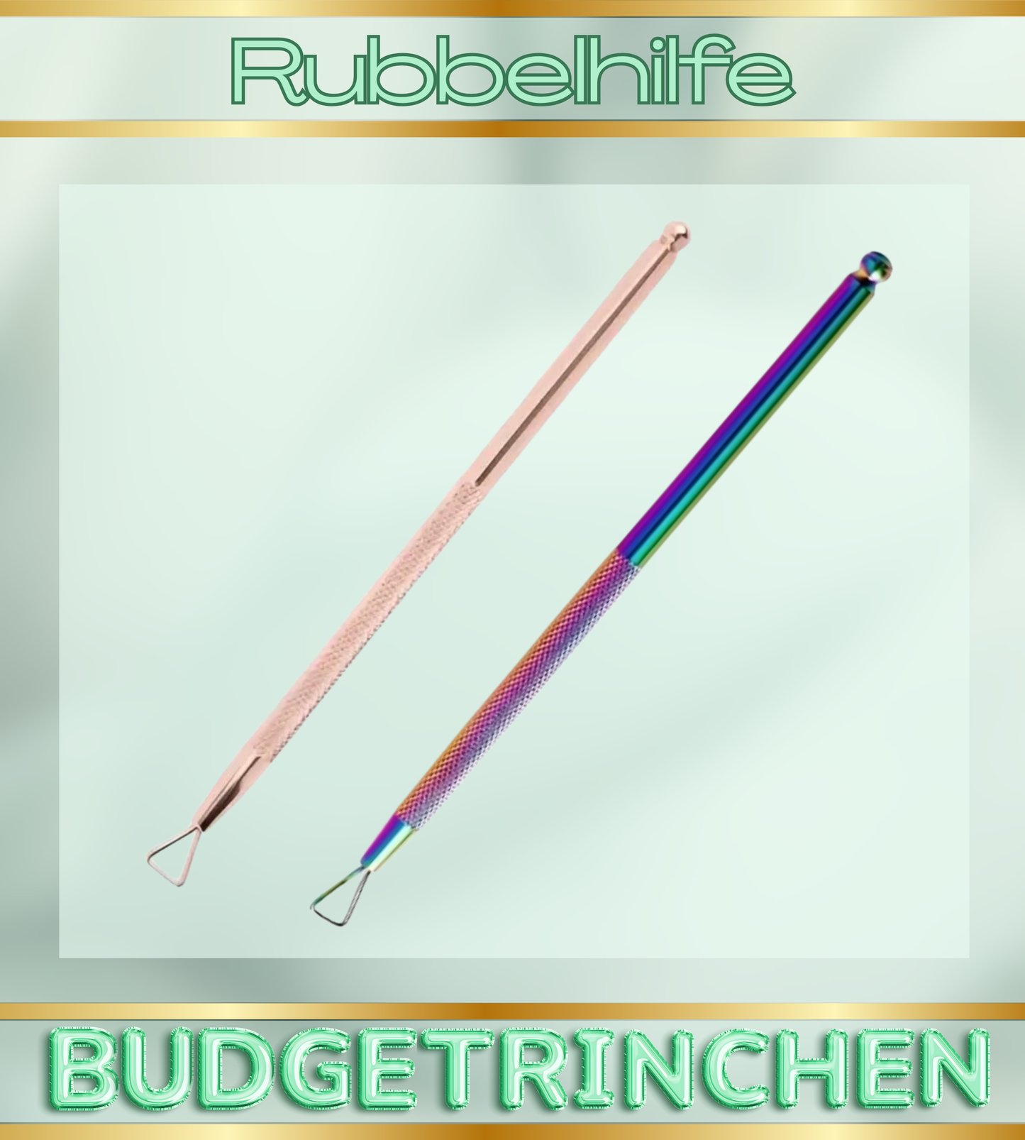 Rubbelhilfe Metall - Rainbow oder Rosegold