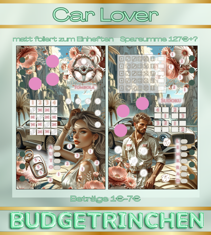 Auto- Car Lover- matt folierte Challenge zum Einheften
