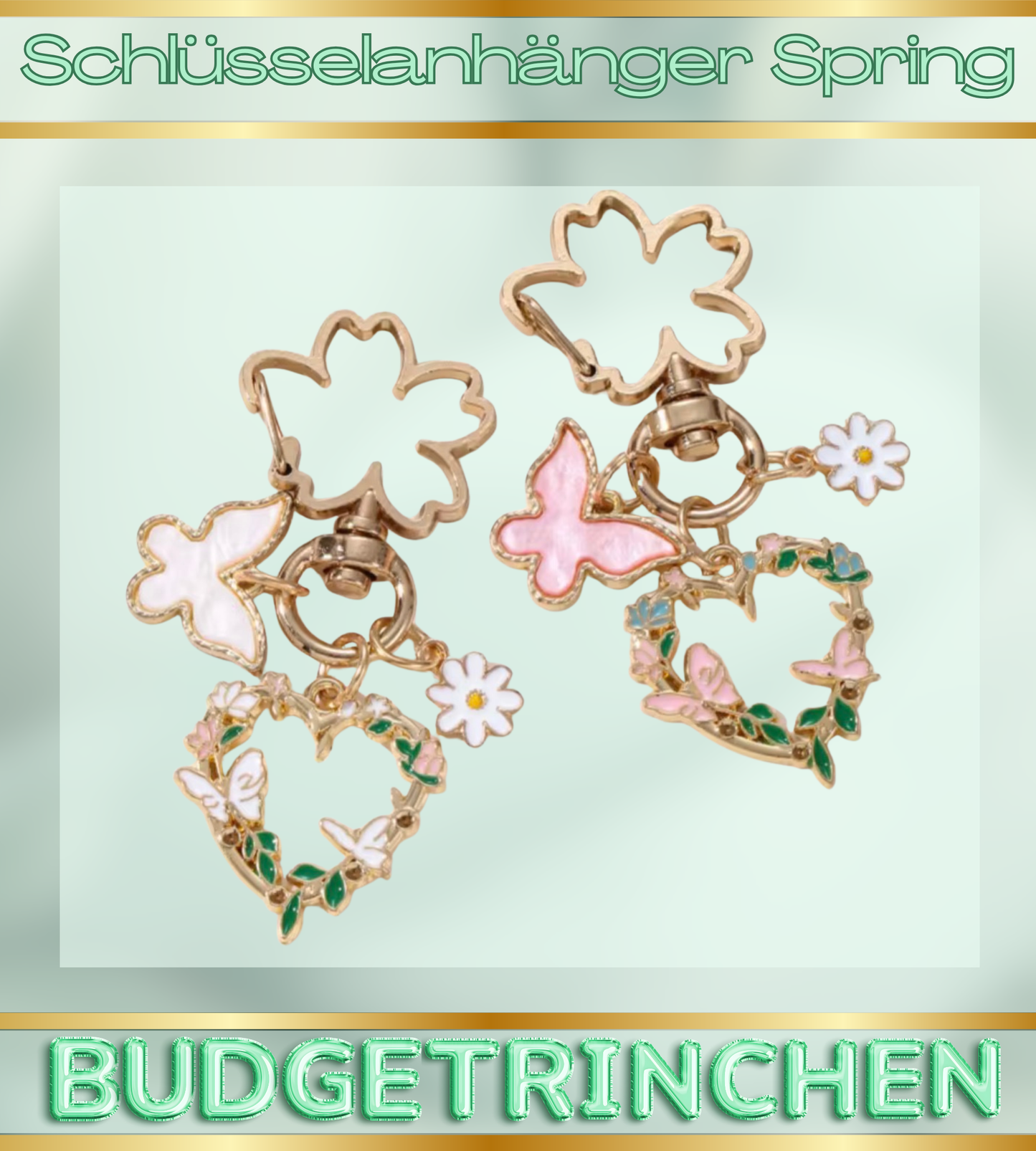 Anhänger Spring Kleeblatt