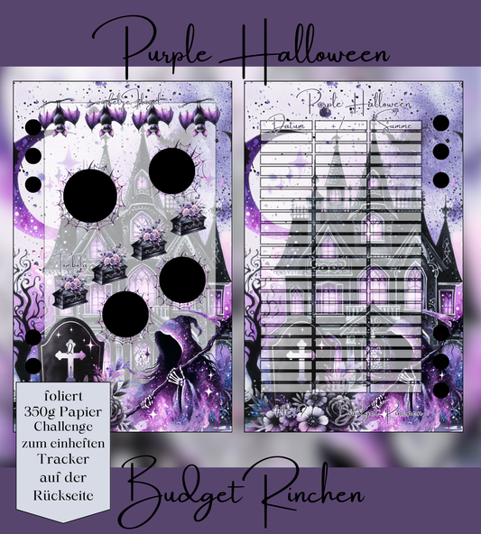 Purple Halloween folierte Challenge