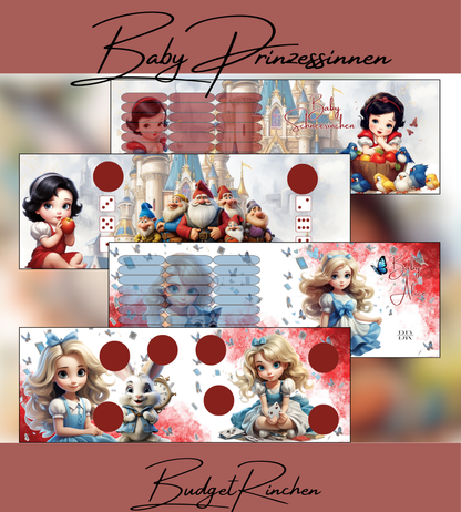 Baby Prinzessinnen Jahreschallenge /Set